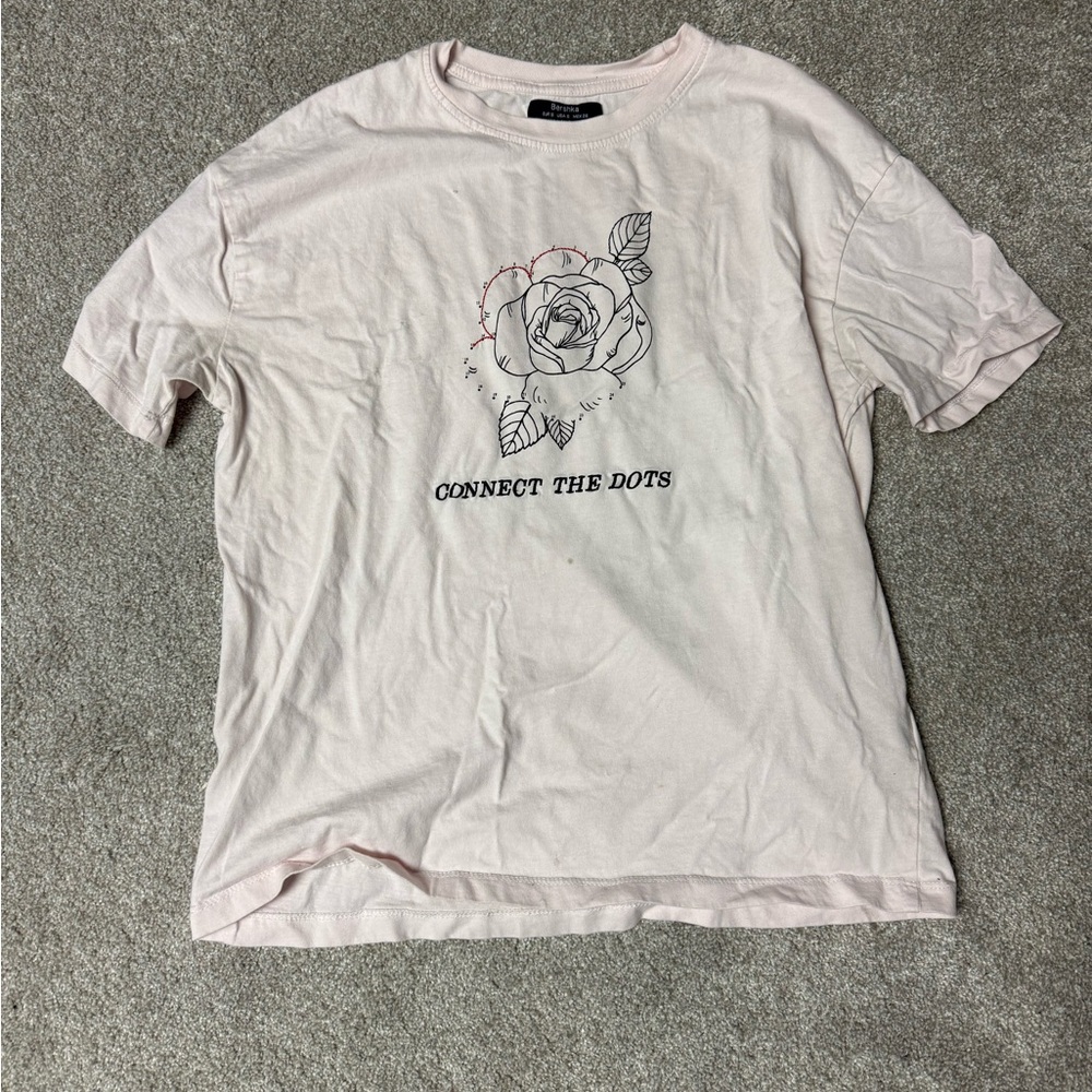 Connect the Dots Graphic T-Shirt - Pink